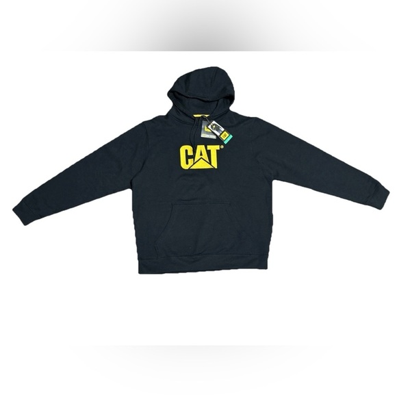 🔥🔥🔥Caterpillar Black Hoodie with Yellow Logo Size: XL🔥🔥🔥 - Picture 1 of 6